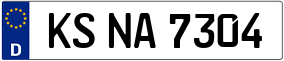 Truck License Plate